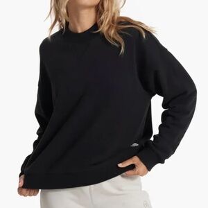 Vuori Sedona Crew Sweatshirt Pullover Small Black